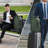 hk Backpack for Men Slim Business Backpack with USB Charger Lightweight Anti-theft Water Resistant Laptop Bag for