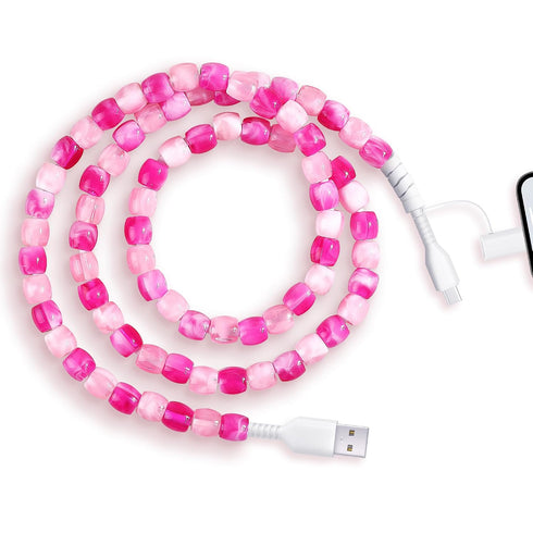 SAMONPOW for iPhone 17 16 Pro Charger Cord 2 in 1 USB