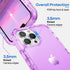 ORIbox Case for iPhone 13 Pro Max/12 Pro Max - Purple, 10 FT Military Grade Drop Protection, Transparent Heavy Duty