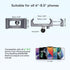 FANAUE Aluminum Phone Holder - 17mm Ball Head Compatible with Garmin Mounts for 6-8.5" Smartphones