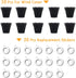 SUNMON Camera Mic Windscreen Windshield Muff for DJI Osmo Action, Sony RX1 RX10 RX100 Digital Cameras (10 Pack)