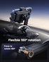 Vpryhuan 360 4-7" Dashboard Car Phone Holder Mount with Anti-Drop Clip - Rotation Multifunctional Cell Phone Holder Car