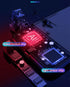 YHan iPhone 12 Pro Max 6.7-inch Case, Colorful Luminous Tempered Glass Protective Case, Personalized for Women and Men