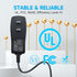 ANLINK 2 Pack 12V 1A 1000mA 10ft 8 12W Power Supply Adapter with Tips, Adaptor AC to DC Adapter Cord for LED Strip