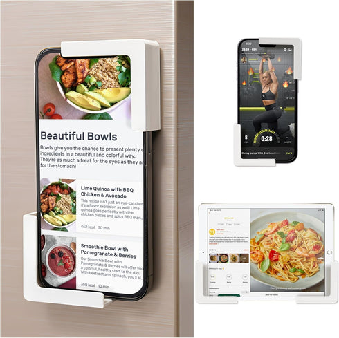 Magnetic Phone Holder for Fridge, Magnetic Mount Suitable for Phone and Pad