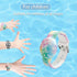 Waterproof AirTag Bracelet for Kids, Soft Silicone Hidden Holder Case Compatible with Apple Airtag, Adjustable