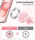 VICSEED for MagSafe Car Mount, Upgraded Strongest Magnet Power Magnetic Phone Holder for Car Vent 360 Adjustable (Pink)