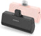 Mini Portable Charger for iPhone, 5000mAh Small Battery 2 Packs Ultra-Compact Power Bank Compatible with iPhone
