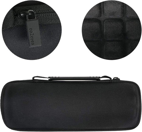 co2CREA Hard Travel Case for Ultimate Ears UE BOOM 4 / BOOM 3 Portable Bluetooth Wireless Speaker (Black Case)