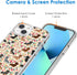 Compatible for iPhone 13 Pro Case, Cute Dog Funny Dachshunds Dog Florals iPhone Case Shockproof Protective Clear Soft TPU Case Gift for Girls Women