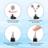 AULEEP 2-in-1 (2 Stylus (Fiber & Disc Tip) Stylus Pens for Touch Screen, High Sensitivity & Precision Capacitive Stylus