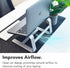 Macally Macbook Stand - Laptop Stand for Desk, Premium Aluminum Stylish and Sturdy Holder for 10"-17.3"