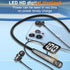AIYIBEN 100 (Y10) Neckband Bluetooth Headphone with LED Power, Neckband Headphones Hours Playtime, in-Ear Bluetooth