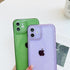 Cute Clear Bling Crystal Diamond iPhone 12 Case with Sparkle Camera Lens Protector, Soft TPU Cover for Women, Purple.