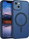 BENTOBEN iPhone 13 Case - Slim, Shockproof, Translucent Matte, Navy Blue, Compatible with MagSafe, for Men, Women,