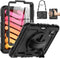 SEYMAC Case for iPad Mini 6 8.3 , Full-Body Shockproof Protective Cover with 360 Rotating Stand and Pen Holder