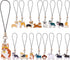 Kawaii Alloy Phone Strap Charms Pendants Decoration for Cell Phone Keychain Bag