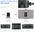 podofo Suction Cup Bracket for 6.8/7/9/9.3/10.26 inch Portable Car Stereo Radio, Upgraded Windshield Mount