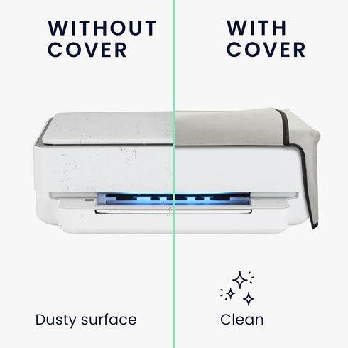6020e 6055e kwmobile Dust Cover Compatible with HP Envy / Envy - Printer Case - Fabric Protector Cover - Light Grey