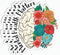 AKLDGifts 3Pcs - Mental Health Matters Sticker - Floral Brain Sticker - Healthcare