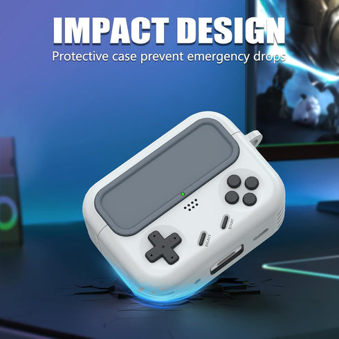 Inesore AirPods Pro 2nd Generation Case with Cleaner Kit, Compatible with AirPods Pro 1st and 2nd, White