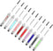 10 Pcs Mini Phone Stylus Pens, Crystal Colors Short Touch Screen Pen with 3.5mm Jack Connector for Smartphones Tablets