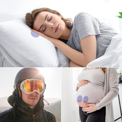 Sleep Ultra Thin Pillow Speakers Replacement Headband Speakers with 30mm Diameter (3.5mm Interface)