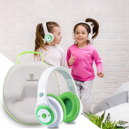 Hard Travel Case for Leapfrog LeapPods Max Kids On-Ear Headphones, Protective Storage Bag