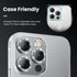 Tensea Camera Lens Protector for iPhone 13 Pro & Pro Max - 9H Tempered Glass, Metal Ring, 2021 Models.