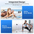 SYNCWIRE 55" Selfie Stick Tripod, Extendable Aluminum Phone Tripod with Rechargeable Bluetooth Remote, Compatible with