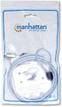 Manhattan Laptop Lock with 4.6 ft Security Cable, K-Slots, Radial Lock Design, 2 Keys Included - 440271