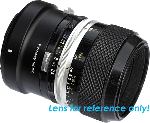 Fotasy Nikkor F Mount Lens to Z Mount Adapter, Compatible with Nikon Z Mount Mirrorless Cameras