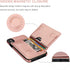 KIHUWEY Premium Leather Wallet Case for iPhone X/Xs, Credit Card Holder, Durable Shockproof Kickstand Cover