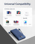 VEGER Portable Charger for iPhone with Built-in Cables and Wall Plug, 10000mAh Slim Fast Charging Power Bank