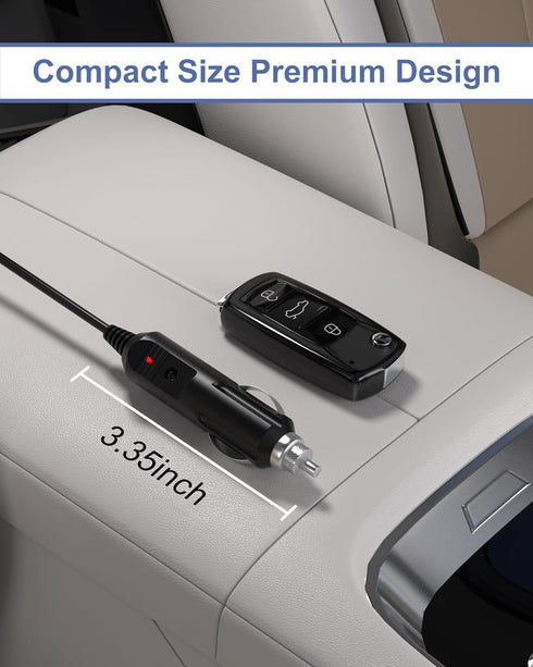 Replacement for Comfier Car Adapter, 12V Charger for Comfier Car Massage Seat and Back Massager Chair