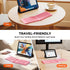 MEETION New Ergonomic Bluetooth Foldable Keyboard, Split Compact Portable Wireless Keyboard for Business Travel