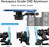 AIYUNDI Magnetic Spotting Scope Phone Adapter CNC Aluminum, Quick-Install Stable Mount for iPhone & Android Fits