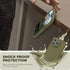 SURPHY iPhone 14 Pro Max Case with Screen Protector, Liquid Silicone, Khaki Green, Soft Microfiber Lining