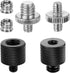 Xthrotsenk Tripod Screw Adapter 6 Pcs Aluminum Threaded Converter 1/4 Male to 3/8