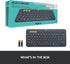 Logitech K380 Bluetooth Keyboard, Compatible with Windows, Mac, Chrome OS, Android, iPad, iPhone, Apple TV, Dark Grey