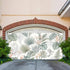 GNAKT AREWG 13x6ft Garage Door Banner Cover Tropical Monstera Bird of Paradise Garage Door Decoratons Banner for Indoor