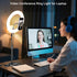 Wowcati 10'' 3 Desk Ring Light with Magnetic Phone Holder, Video Conference Podcast Lighting Kit for Laptop Computer