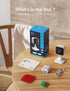 GNCC 2K 2.4G/5G 2 Pack Indoor Cameras for Home Security with Phone App, Mini Pet Cam w/Human/Motion/Sound Detection