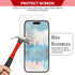 Casper iPhone 15 Pro Max Screen Protector - Military Grade, Full Coverage, HD Clarity, Scratch-Resistant, Washable,