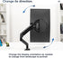 JUNBOMAOYI CF27T55 CF32T55 32" S39C 27" S39C 27" 32" T55 S39C 100 100mm 75 75mm Monitor Arm/Mount VESA Bracket Adapter