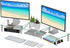 Simple Trending Dual Monitor Stand Riser, Computer Office Desktop Organizer for 2
