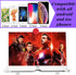 3D Screen Magnifier Amplifier, HD Projector for Movies, Videos, and Games, Foldable Phone Stand for All Smartphones
