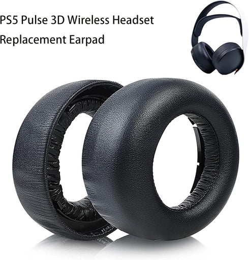 Ear Pads Cushions Replacement for Sony Playstation 5 Pulse 3D PS5 Wireless Headphones, Headset Earpads Pillows Repair Parts