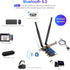 EDUP PCIe WiFi 6E Card Bluetooth 5.2 AX 5400 Mbps AX210 Tri-Band 6Ghz/5.8GHz/2.4GHz PCI-E Wireless WiFi Network Adapter Card for Desktop PC Windows10/11 64-bit