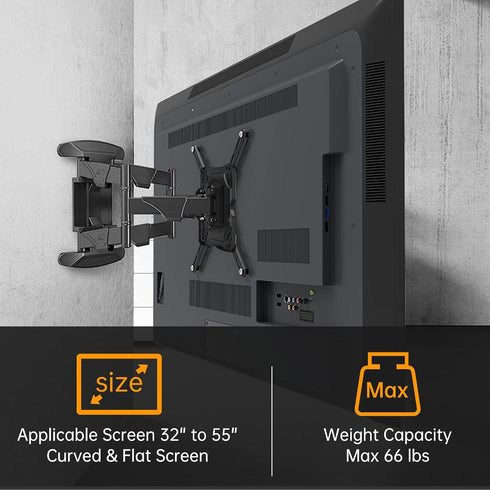 Yantuo 32 55 inch 400x400mm VESA Extension Mount Adapter Brackets Kit for Screens to LCD LED TV, TV Mount Steel